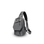 Small Zebra Crossbody Bag - Gray