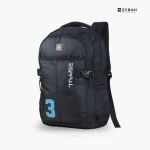 Water Resistant and Durable School College Backpack By Espiral (Black)