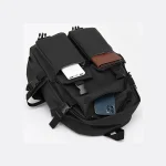 Fashionable Laptop and Travelling Black Backpack by Small Zebra - Image 3
