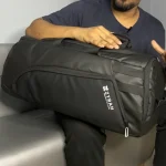 Zyrah Premium Duffel & Travel Bag with Shoe Compartment - Black