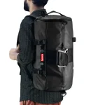 Ultimate Travel Companion: Premium Duffel Bag with Multiple Carry Options and Shoe Compartment - Black - Image 2